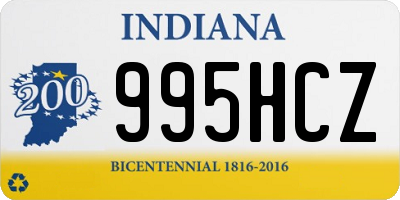 IN license plate 995HCZ