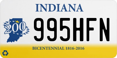 IN license plate 995HFN