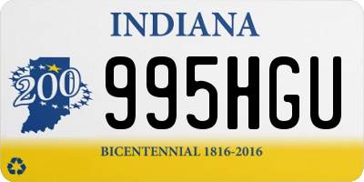 IN license plate 995HGU