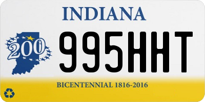 IN license plate 995HHT