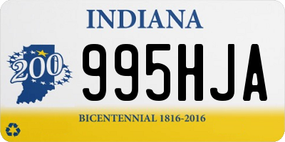 IN license plate 995HJA