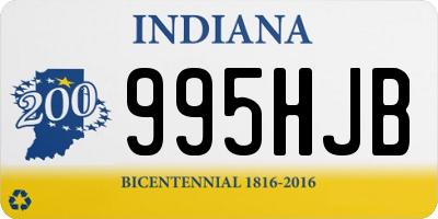 IN license plate 995HJB