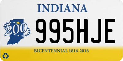 IN license plate 995HJE