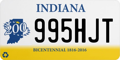 IN license plate 995HJT