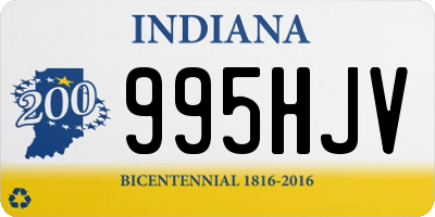 IN license plate 995HJV