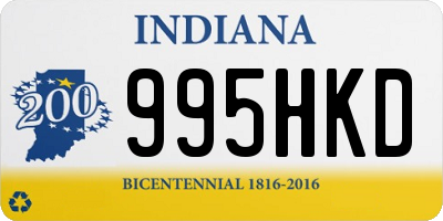 IN license plate 995HKD