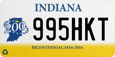 IN license plate 995HKT