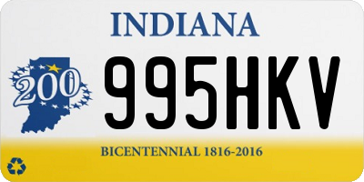 IN license plate 995HKV