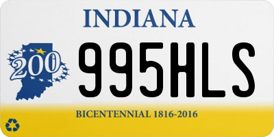 IN license plate 995HLS