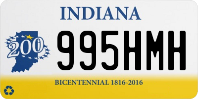 IN license plate 995HMH