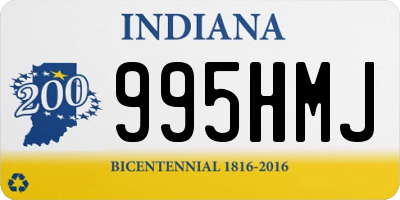 IN license plate 995HMJ