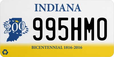 IN license plate 995HMO