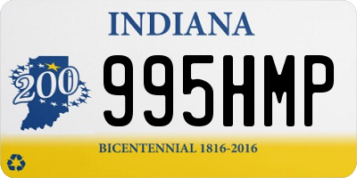 IN license plate 995HMP