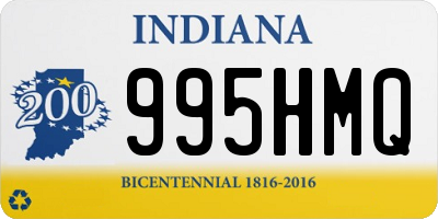 IN license plate 995HMQ