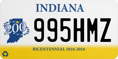 IN license plate 995HMZ