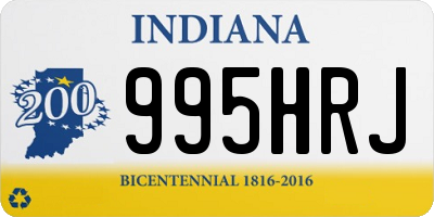 IN license plate 995HRJ