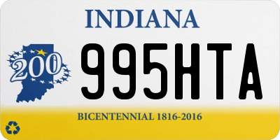 IN license plate 995HTA