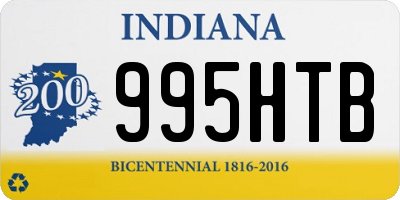 IN license plate 995HTB