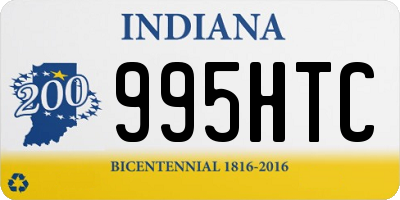 IN license plate 995HTC