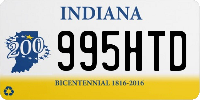 IN license plate 995HTD