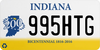 IN license plate 995HTG