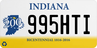 IN license plate 995HTI