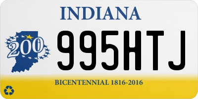 IN license plate 995HTJ