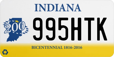 IN license plate 995HTK