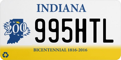 IN license plate 995HTL