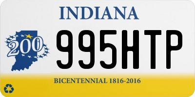 IN license plate 995HTP