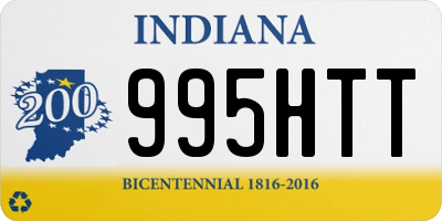 IN license plate 995HTT