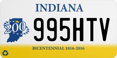 IN license plate 995HTV