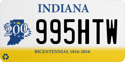 IN license plate 995HTW