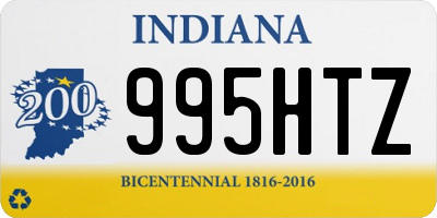 IN license plate 995HTZ