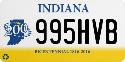 IN license plate 995HVB