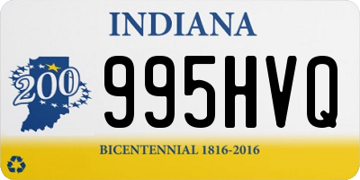 IN license plate 995HVQ