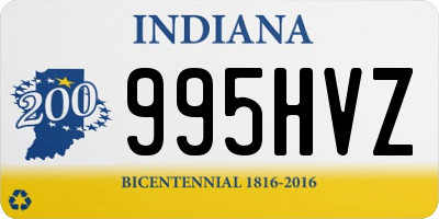 IN license plate 995HVZ