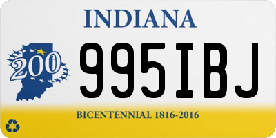 IN license plate 995IBJ