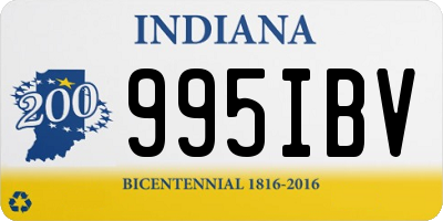 IN license plate 995IBV