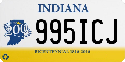 IN license plate 995ICJ