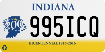 IN license plate 995ICQ