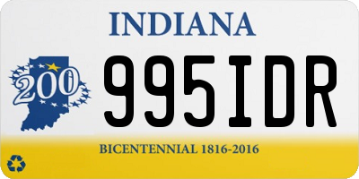 IN license plate 995IDR