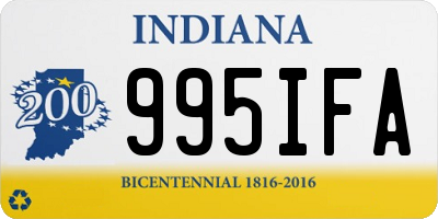 IN license plate 995IFA