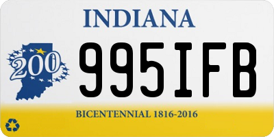 IN license plate 995IFB