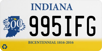 IN license plate 995IFG