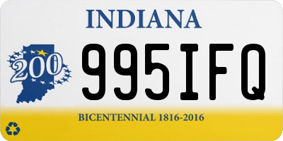 IN license plate 995IFQ