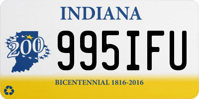 IN license plate 995IFU