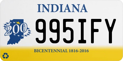 IN license plate 995IFY