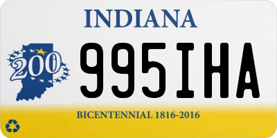 IN license plate 995IHA