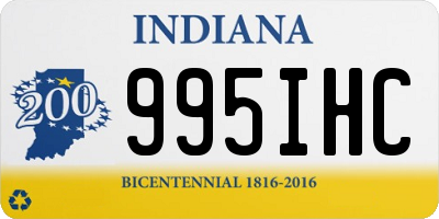 IN license plate 995IHC